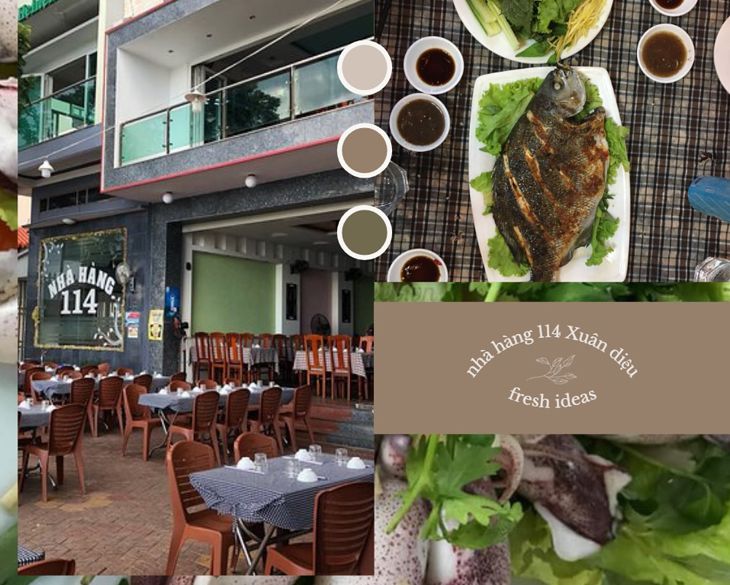Nhà hàng 114 Xuân Diệu Quy Nhơn, nhà hàng với vị trí dễ tìm và rất được yêu thích