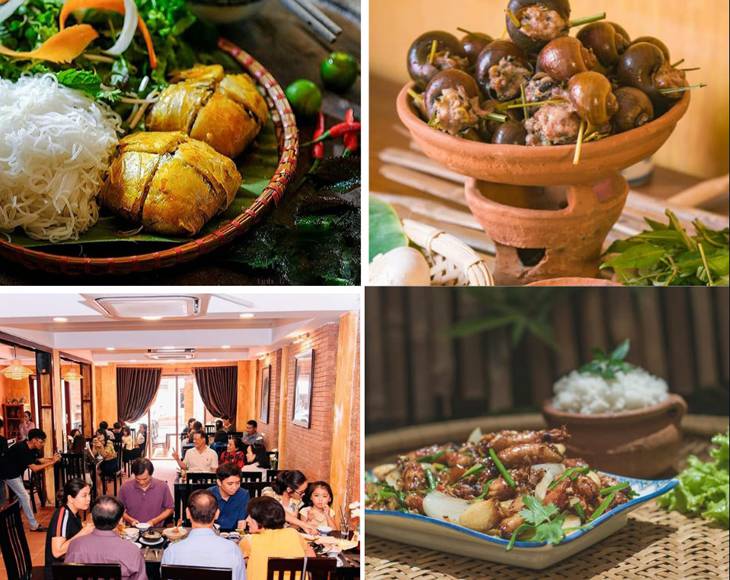 Nhà hàng với rất nhiều món ngon, đặc sắc, rất được yêu thích ở Quy Nhơn