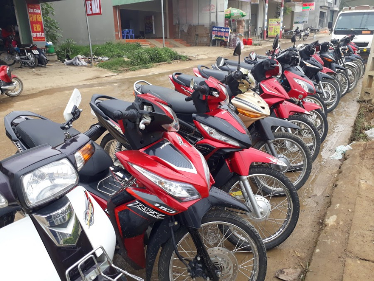 Có rất nhiều đia chì cho thuê xe máy tại Mộc Châu Sơn La